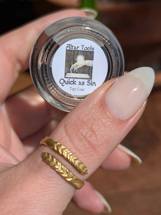 Quick as Sin - Glossy Top Coat